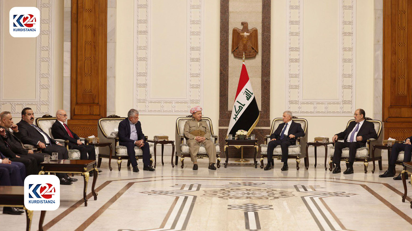 الرئيس في بغداد ومباحثات الفرصة الاخيرة